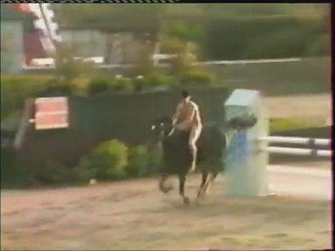 Saut d'obstacle tout-nu tout-nu, pas de bas!  XD